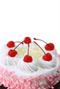 Strawberry Milk Cake Royalty Free Stock Photo