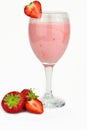 Strawberry milk shake Royalty Free Stock Photo