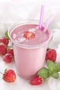 Strawberry milkshake Royalty Free Stock Photo