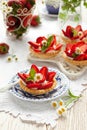Strawberry mini tarts