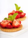 Strawberry and mint Royalty Free Stock Photo