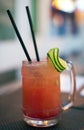 Strawberry mojito cocktail. Royalty Free Stock Photo