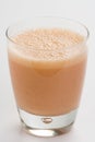 Strawberry orange banana milkshake natural Royalty Free Stock Photo