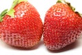 Strawberry pair Royalty Free Stock Photo