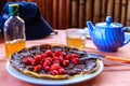 Strawberry Pancake , inle lake in Myanmar (Burmar)