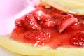 Strawberry pancake