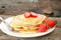 Strawberry Pancakes Royalty Free Stock Photo