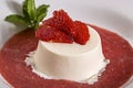 Strawberry Pannacotta