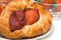 Strawberry Pastry Royalty Free Stock Photo