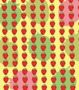 Strawberry pattern illustration Royalty Free Stock Photo