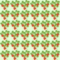 Strawberry pattern Royalty Free Stock Photo