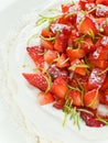 Strawberry Pavlova Royalty Free Stock Photo