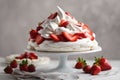 Strawberry Pavlova Dessert