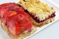 Strawberry Pie and Cherry Pie Royalty Free Stock Photo