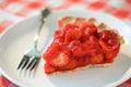 Strawberry Pie Slice Royalty Free Stock Photo