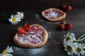 Strawberry pie Royalty Free Stock Photo