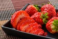 Strawberry plate Royalty Free Stock Photo