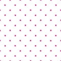 A strawberry polka dots seamless vector pattern