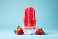 Strawberry popsicle Photo, Cottagecore simple living