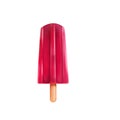 Strawberry red pink popsicles icecream frozen juice summer dessert isolated illustration. Fun and joy decoration. Use as a card, c Royalty Free Stock Photo