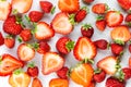 Strawberry. Ripe berries. Fruit background
