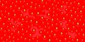 Strawberry seamless background pattern. Texture with seeds strawberry Royalty Free Stock Photo