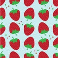 Strawberry seamless pattern