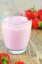 Strawberry shake Royalty Free Stock Photo