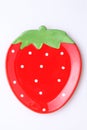 Strawberry-shape plate