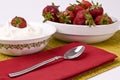 Strawberry shortcake Royalty Free Stock Photo