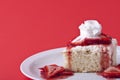 Strawberry shortcake Royalty Free Stock Photo