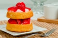 Strawberry Shortcake Royalty Free Stock Photo