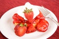 Strawberry Shortcake Dessert Royalty Free Stock Photo