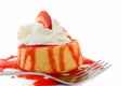 Strawberry shortcake dessert Royalty Free Stock Photo