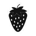 Strawberry simple icon