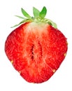 Strawberry slice Royalty Free Stock Photo