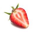 Strawberry slice Royalty Free Stock Photo