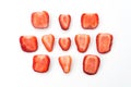 strawberry slice Royalty Free Stock Photo