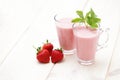 Strawberry smoothie Royalty Free Stock Photo