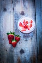 Strawberry smoothie Royalty Free Stock Photo