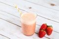 Strawberry smoothie Royalty Free Stock Photo