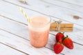 Strawberry smoothie Royalty Free Stock Photo