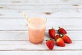 Strawberry smoothie Royalty Free Stock Photo