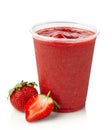 Strawberry smoothie Royalty Free Stock Photo