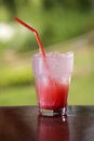 Strawberry soda juice cocktail Royalty Free Stock Photo