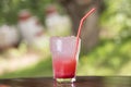 Strawberry soda juice Royalty Free Stock Photo