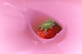 Strawberry splash Royalty Free Stock Photo