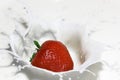 Strawberry splash Royalty Free Stock Photo