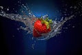 Strawberry Splash: A Dance of Colour and Movement