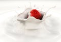 Strawberry Splashe Royalty Free Stock Photo